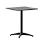 Flash Furniture Mellie 23.5'' Black Square Metal Indoor-Outdoor Table with Base TLH-053-1-BK-GG - alternate 10